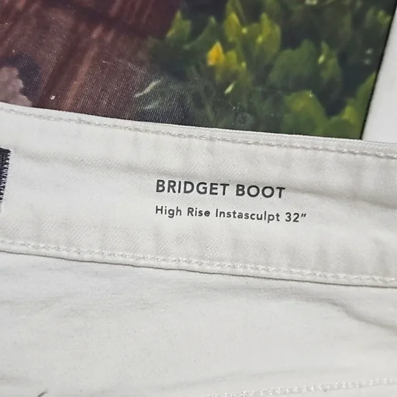 DL1961 Bridget High Rise Bootcut Raw Hem Jeans Size 20W NWT - Picture 4 of 7